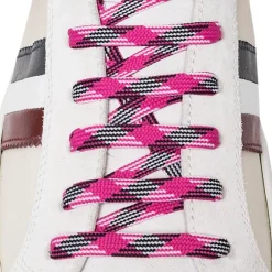 Lacci per Scarpe Sneakers Lunghi 140cm Piatti Rosa Multicolor