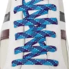 Lacci per Scarpe Sneakers lunghi 140cm Piatti Azzurro Multicolor
