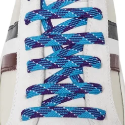 Lacci per Scarpe Sneakers lunghi 140cm Piatti Azzurro Multicolor