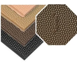 Lastra in Gomma Compatta Vibram Dupla alta 6mm misure 56x85cm art.7179