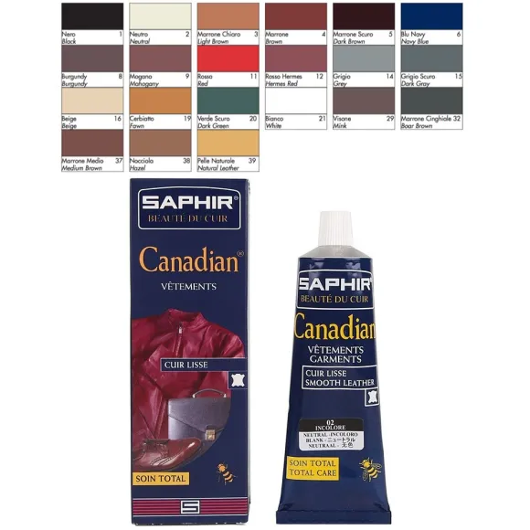 Lucido per Scarpe e Oggetti in Pelle Rinnova Colore - Saphir Canadian