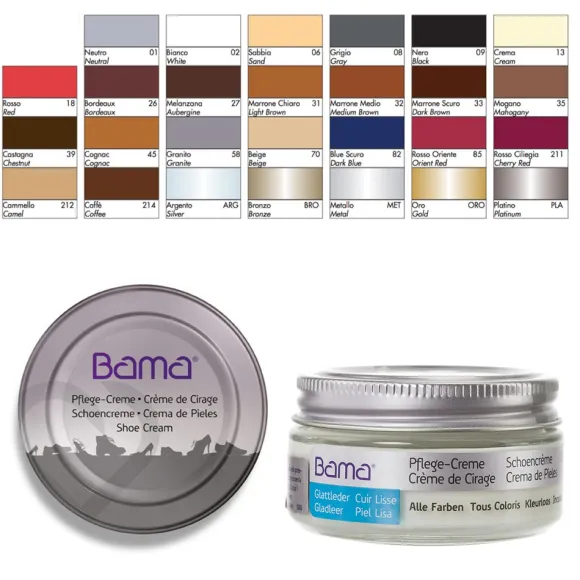 Lucido per Scarpe in Pelle vari colori - Bama Shoe Cream