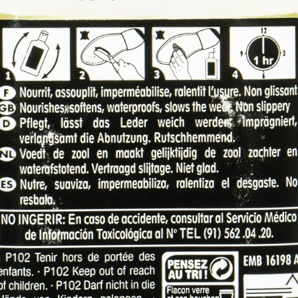 Olio Vegetale per Impermeabilizzare le Suole in Cuoio delle Scarpe - Saphir Medaille D'Or