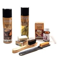 Set Completo di Prodotti Specifici per la Pulizia di Scarpe in Camoscio e Nubuck - Prestige