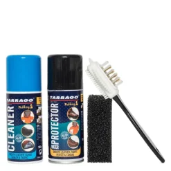 Set Completo per Pulire e Proteggere Scarpe in Pelle o Tessuto - tarragò Protection Kit