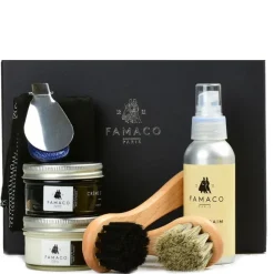 Set Completo per Rinnovare Scarpe in Pelle e Camoscio - Confezione Regalo Famaco