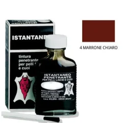 Tintura Marrone Chiaro per Pelle e Cuoio - Scarpe Borse e Accessori 50ml