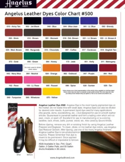 Tintura Penetrante per Pelle Liscia e Vernice Angelus Leather Dye