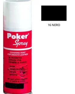 Tintura Spray per Scarpe Borse e Accessori in Pelle Nera